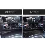 Car Carbon Fiber Storage Cigarette Lighter Panel Decorative Sticker for Audi 2010-2018 Q5 / 2009-2016 A4L / 2009-2016 A5, Storage Cigarette Lighter