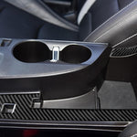 2 in 1 Car Carbon Fiber Central Control Stripe Decorative Sticker for Chevrolet Camaro 2017-2019, Central Control Stripe