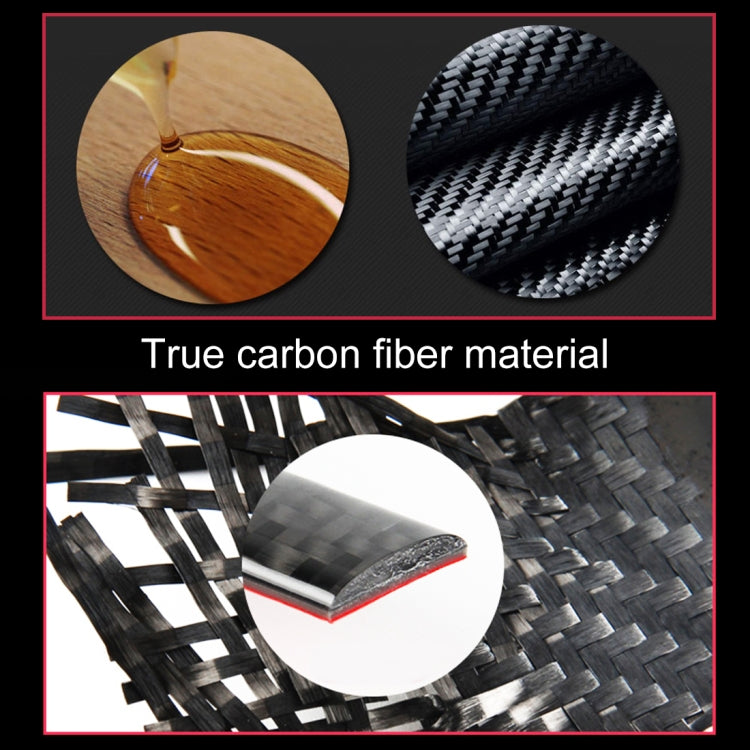 2 PCS Carbon Fiber Car Rear Dome Light Panel Decorative Sticker for Porsche Macan, Rear Dome Light