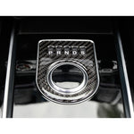 Carbon Fiber Car Gear Display Decorative Sticker for Jaguar F-PACE, Gear Display