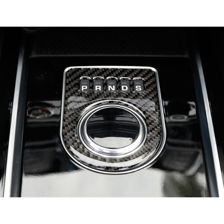 Carbon Fiber Car Gear Display Decorative Sticker for Jaguar F-PACE, Gear Display