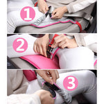 Car Safety Seat Protective Pad with Clip Back Abdominal Belt for Pregnant Woman