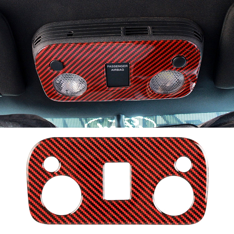 Car Carbon Fiber Roof Light Panel Decorative Sticker for Ford Mustang 2015-2020, Roof Light