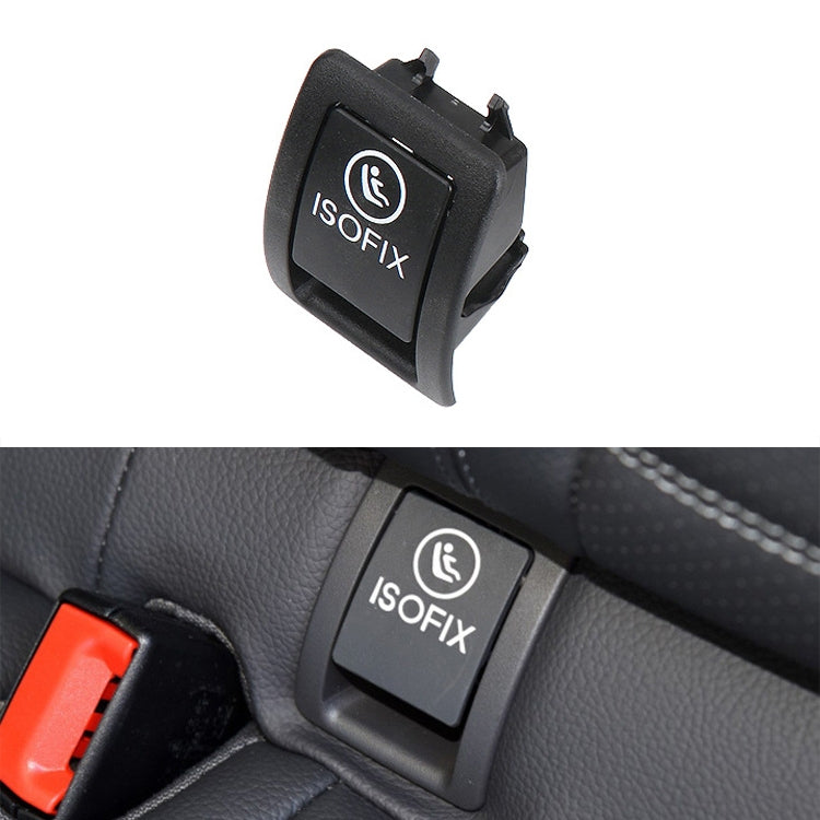 Car Rear Child ISOFIX Switch Seat Safety Cover 2059200513 for Mercedes-Benz W205 2015-2021, Left and Right Driving
