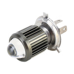 H4 DC12-80V / 10W / 6000K / 3000K / 800LM Bicolor Motorcycle Headlights with Projector Lens, H4