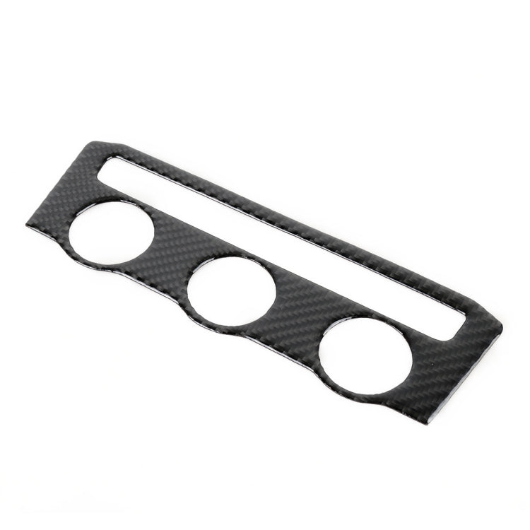 Car Carbon Fiber Air Conditioning Panel Decorative Sticker for Volkswagen Tiguan L 2019-2021, Low Configuration, Air Conditioning Panel, Low Configuration