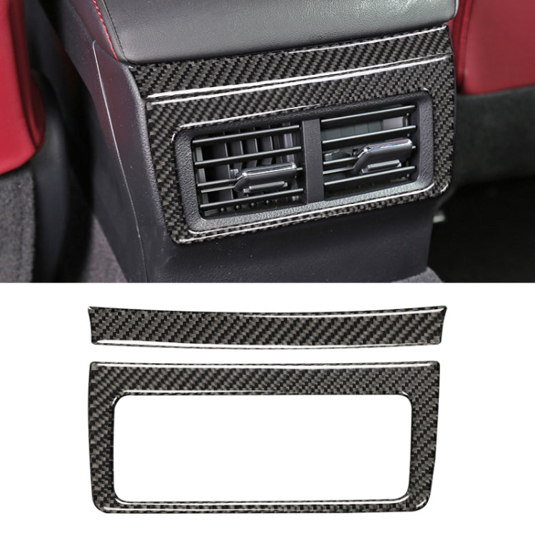 Car Carbon Fiber Rear Air Outlet Decorative Sticker for Lexus IS250 2013-, Left Drive, Rear Air Outlet