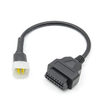 DELPHI Motorcycle OBD Female to 6PIN Connector Cable , 6PIN