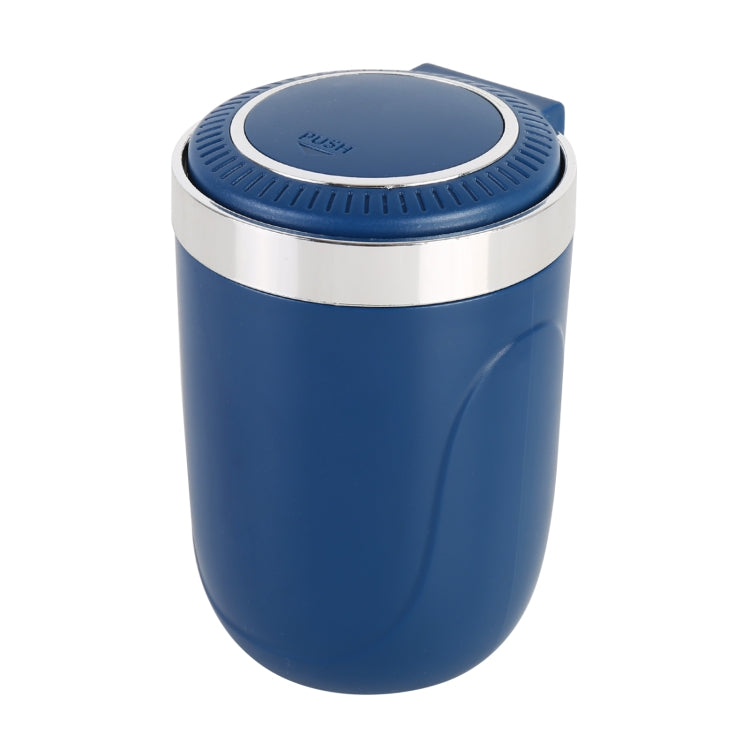 Portable Car Stainless Steel Liner Cigarette Ashtray with Light, with Stainless Steel Liner