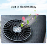 F404 Car Center Console USB Dual-head Electric Cooling Fan with Aromatherapy, F404