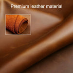 Hallmo Car Cowhide Leather Key Protective Cover Key Case for Audi A6L / A8L / A4 / A7 / A5 B Style, For Audi A6L B Style