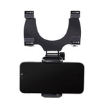 Car Rearview Mirror Mobile Phone Bracket Navigation Recorder Rotating Holder, Car Rearview Mirror Phone Bracket
