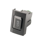 Car Center Console CD Reserved Position Modified USB Port 3.3x2.3cm for Volkswagen / Audi / Skoda, 3.3 x 2.3cm