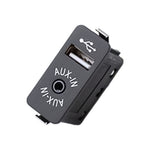 Car AUX + USB Interface Switch Interface Panel for BMW X3 X4 X5 X6, For BMW X3 X4 X5 X6