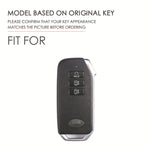 Hallmo Car Cowhide Leather Key Protective Cover for KIA, For KIA (Black), For KIA (Blue), For KIA (Brown)