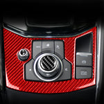 Car Carbon Fiber Handbrake Panel Decorative Sticker for Mazda CX-5 2017-2018, Right Drive, Handbrake Panel, Right Drive