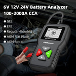 BM550 6V / 12V / 24V 3 in 1 Battery Tester Analyzer Battery Life Detector, BM550