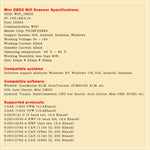 OBD2 WIFI Mini Car Detector Car Fault Diagnostic Tool, Car Fault Diagnostic Tool