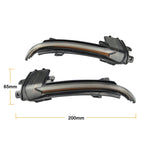 1 Pair For Audi A4 B8.5 Car Dynamic LED Turn Signal Light Rearview Mirror Flasher Water Blinker, For Audi A4 B8.5