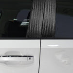 6 in 1 Car Carbon Fiber B-pillar Decorative Sticker for Honda 10th Generation Accord 2018-2021, Left and Right Drive Universal, B-pillar