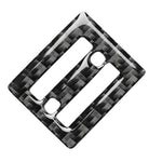 Car Carbon Fiber Middle Air Outlet Decorative Sticker for Lexus IS250 300 350C 2006-2012, Left and Right Drive Universal, Middle Air Outlet