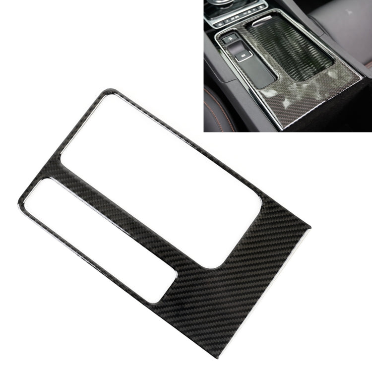 B Style Carbon Fiber Car Water Cup Decorative Sticker for Jaguar F-PACE, Water Cup (B Style)