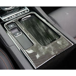 B Style Carbon Fiber Car Water Cup Decorative Sticker for Jaguar F-PACE, Water Cup (B Style)