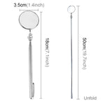 Vehicle Car Chassis Telescoping Inspection Mirror, Mirror Diameter: 3.5cm, Length: 50cm, Diameter: 50mm, Length: 350mm