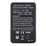 AHDBT-501 LCD Screen Dual Batteries Charger for GoPro HERO5 with Displays Charging Capacity, For GoPro HERO5