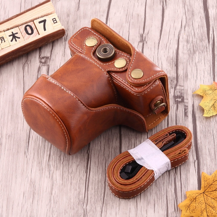 Full Body Camera PU Leather Case Bag with Strap for Canon EOS M10, For EOS M10