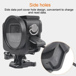 Housing Shell CNC Aluminum Alloy Protective Cage with Insurance Frame & 52mm UV Lens for GoPro HERO7 Black /6 /5, 52mm UV Black