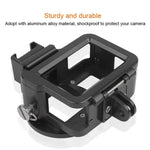 Housing Shell CNC Aluminum Alloy Protective Cage with Insurance Frame & 52mm UV Lens for GoPro HERO7 Black /6 /5, 52mm UV Black