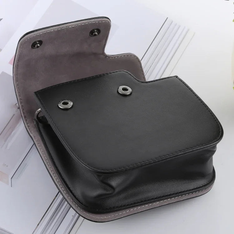 Retro Style Full Body Camera PU Leather Case Bag with Strap for FUJIFILM instax mini 9 / mini 8+ / mini 8, For FUJI  mini 9, For FUJI mini 9
