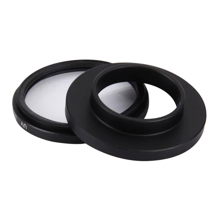 JUNESTAR 7 in 1 Proffesional 37mm Lens Filter(CPL + UV + ND4 + Red + Yellow + FLD / Purple) & Lens Protective Cap for GoPro HERO4 / 3+ / 3 Sport Action Camera, 7 in 1