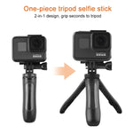 GP446 Multifunctional Mini Fixed Tripod for GoPro, Insta360, DJI and Other Action Cameras, GP446 (Black), GP446 (Grey), GP446 (Blue), GP446 (Red)