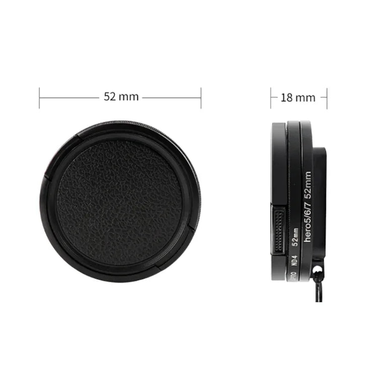 RUIGPRO for GoPro HERO 7/6 /5 Professional 52mm 8X Star Effect Lens Filter with Filter Adapter Ring & Lens Cap, Star Effect Lens