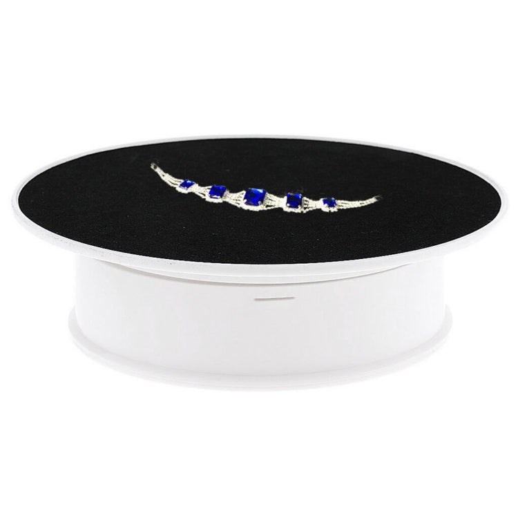 20cm 360 Degree Electric Rotating Turntable Display Stand Photography Video Shooting Props Turntable, Load 1.5kg, Powered by Battery & USB, 20cm/Powered by Battery or USB(B), 20cm/Powered by Battery or USB(W), 20cm/Powered by Battery or USB(W+B)