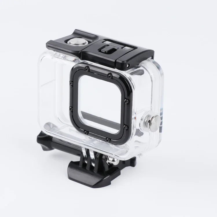 For GoPro HERO8 Black 45m Waterproof Housing Protective Case with Buckle Basic Mount & Screw, For GoPro HERO8 Black