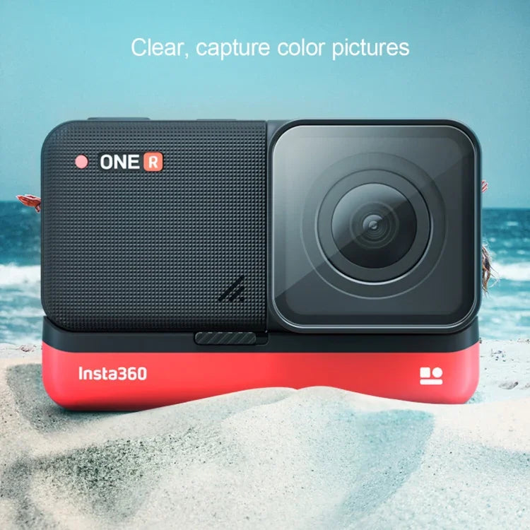 Lens + LCD Display Tempered Glass Film for Insta 360 One R 4K, For Insta 360 One R 4K
