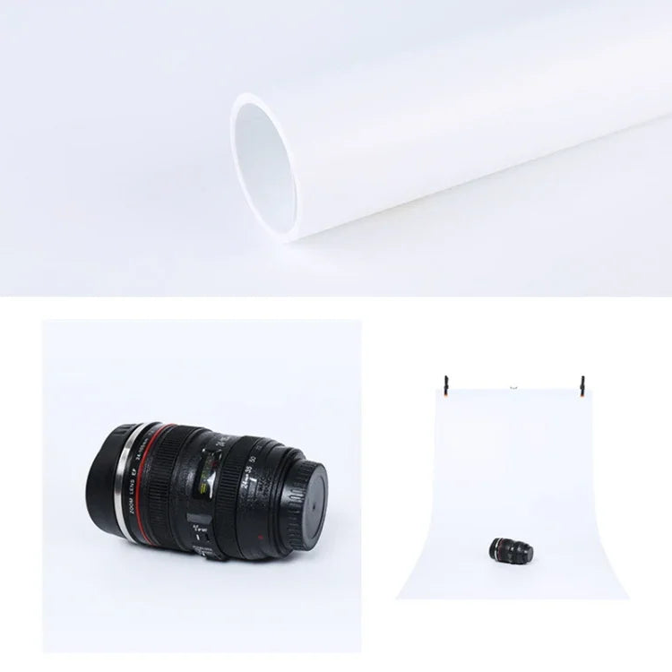 70x200cm T-Shape Photo Studio Background Support Stand Backdrop Crossbar Bracket Kit with 70x140cm Black / White PVC Backdrops, 70x200cm with Backdrops