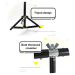 70x200cm T-Shape Photo Studio Background Support Stand Backdrop Crossbar Bracket Kit with Clips, No Backdrop, 70x200cm