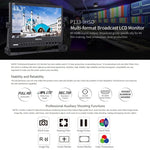 SEETEC P133-9HSD 1920x1080 13.3 inch Broadcast Level Full HD Media Film Camera Field Monitor, P133-9HSD