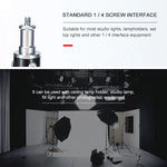 TRIOPO Oubao 1.9m Portable Studio Light Metal Tripod, 1.9m Height