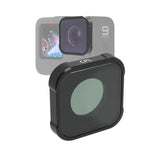 JSR KB Series CPL Lens Filter for GoPro HERO13 Black /12 Black /11 Black /10 Black /9 Black, CPL