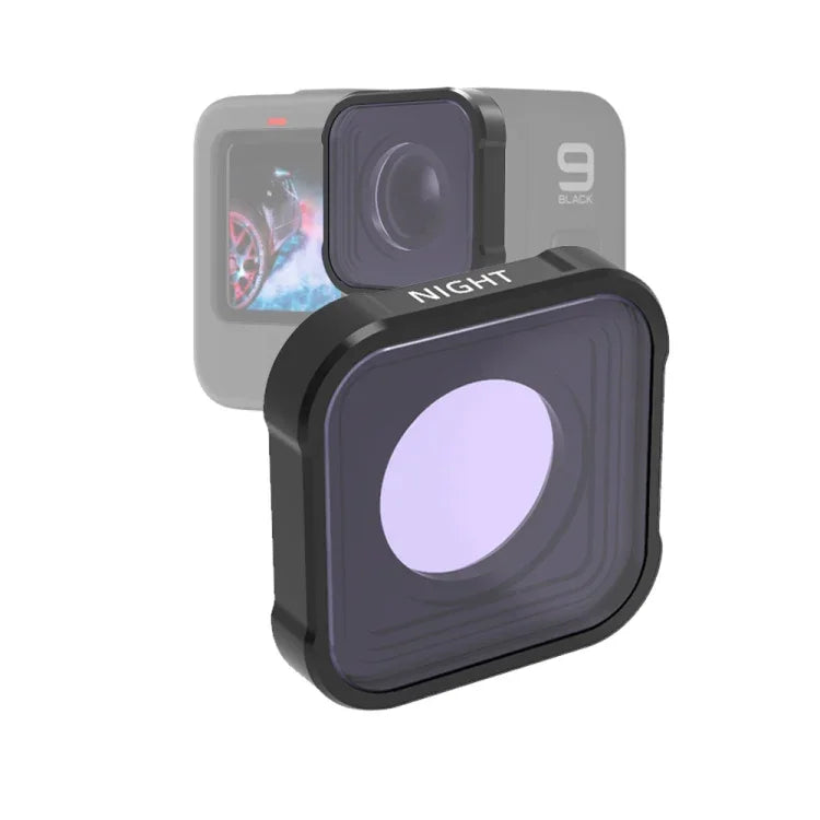 JSR KB Series NIGHT Light Pollution Reduction Lens Filter for GoPro HERO13 Black /12 Black /11 Black /10 Black /9 Black, NIGHT