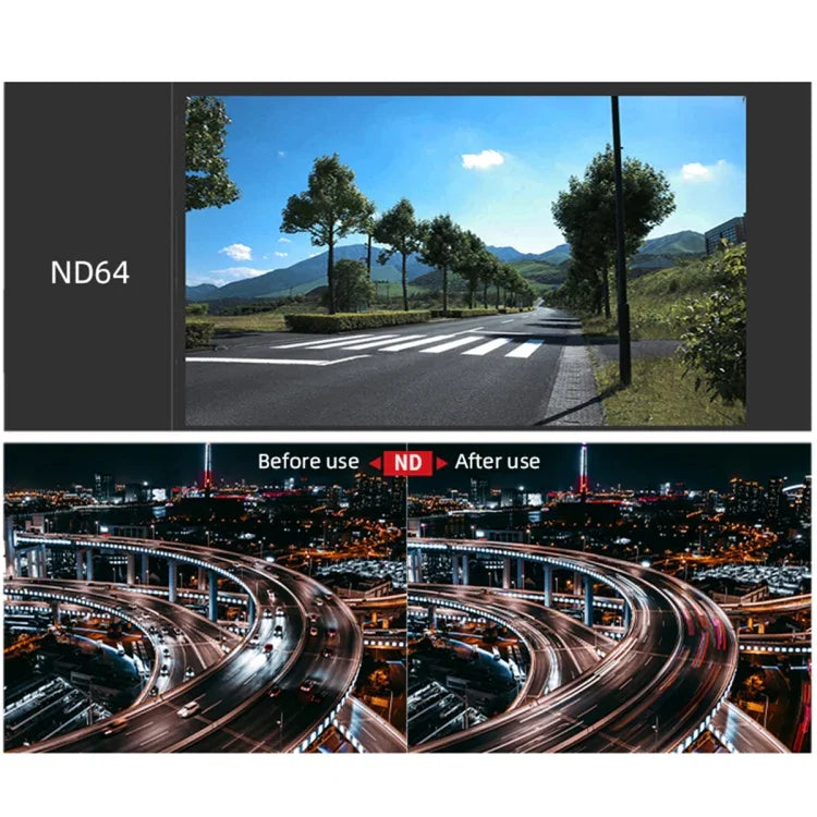 JSR KB Series MCUV+CPL+ND8+ND16+ND32 Lens Filter for GoPro HERO13 Black /12 Black /11 Black /10 Black /9 Black, 5-in-1