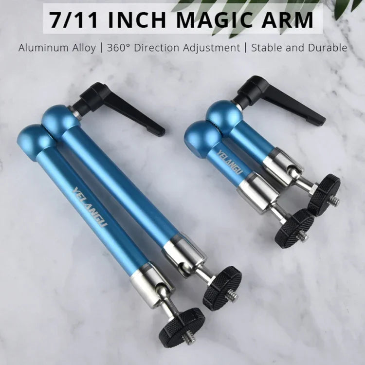 YELANGU 11 inch Adjustable Friction Articulating Magic Arm, 11 inch