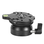 BEXIN DY-60N 3/8 inch Thread Dome Professional Tripod Leveling 360 Degree Panorama Head Base with Bubble Level & 3/8 inch Screw Adapter, DY-60N 3/8 inch