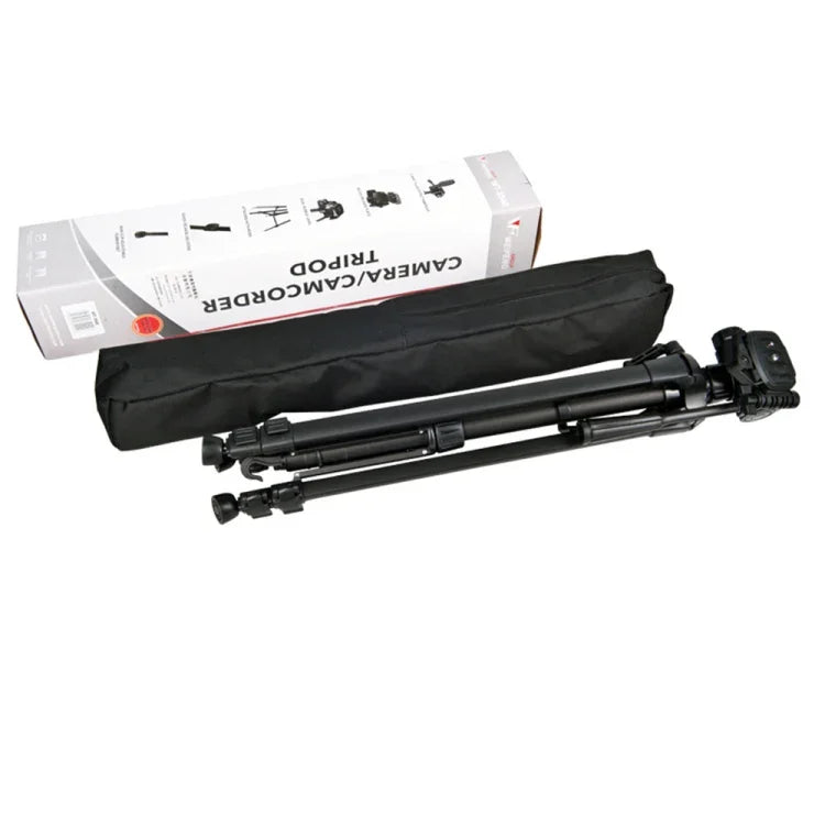 WeiFeng WT-3560 3-Section Folding Legs Live Broadcast Aluminum Alloy Tripod Mount, WT-3560