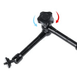 11 inch Adjustable Friction Articulating Magic Arm + Large Claws Clips, 11 inch Magic Arm + Claws Clips